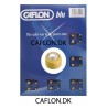 CFYN12 Caflon 24kt forgyldt ørestikker pack med pearl cabachon