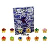 CFYCS113YM Mix Caflon 24kt gold plated stud claw pack with Assorted colour stone to making ear piercing Caflon